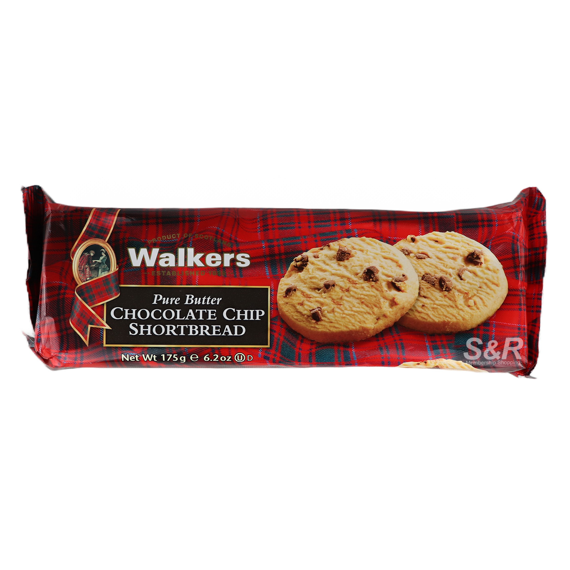 Walkers Chocolate Chip Shortbread 175g Walkers Chocolate Chip Shortbread 175g
